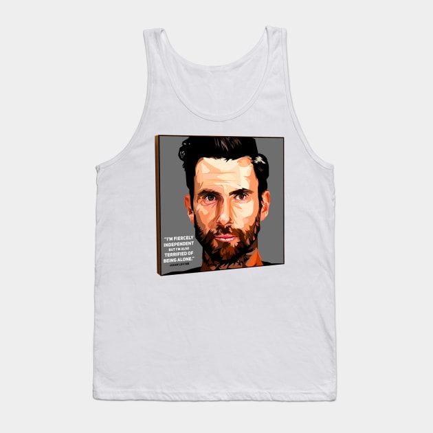 Adam Levine Artis Tank Top by GEULISPISAN